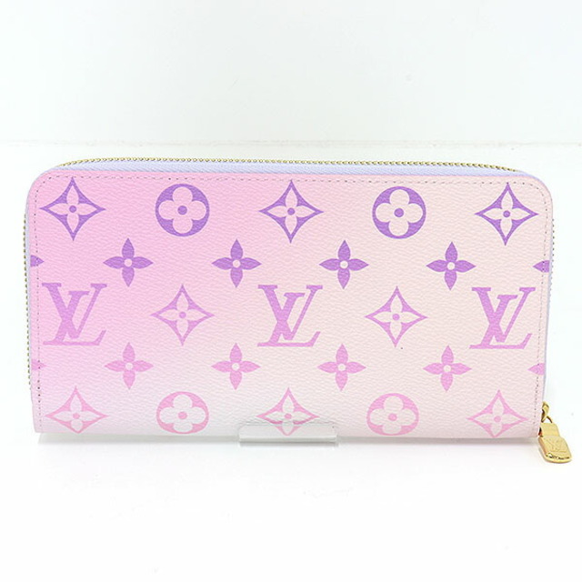 ルイヴィトン LOUIS VUITTON スプリング・イン・ザ・シティ ジッピー・ウォレット モノグラム サンライズパステル ピンク系グラデーション モノグラム ジャイアント M81340 ラウンドファスナー長財布 未使用品