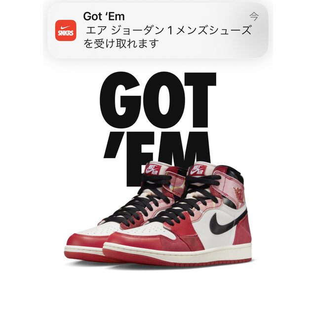 スパイダーマン×AIR JORDAN 1 NEXT CHAPTER