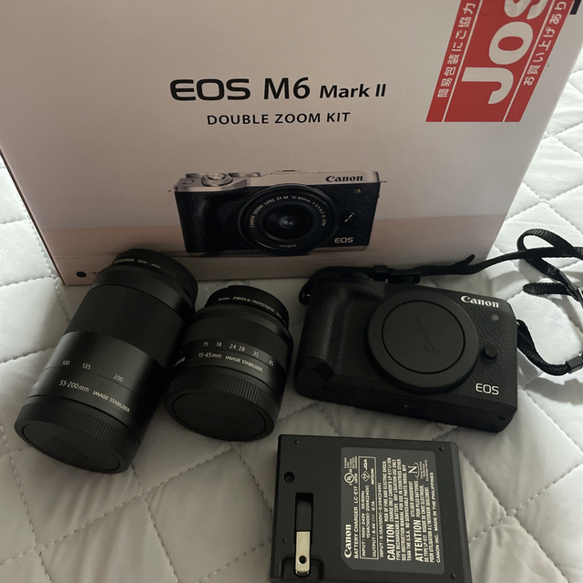 Canon ミラーレス一眼カメラ EOS M6 MARK II Wズームキット