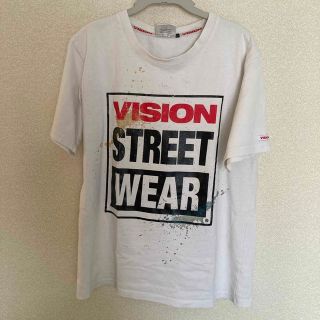 ヴィジョン ストリート ウェア(VISION STREET WEAR)のビジョン　Tシャツ　白プリント(Tシャツ(半袖/袖なし))