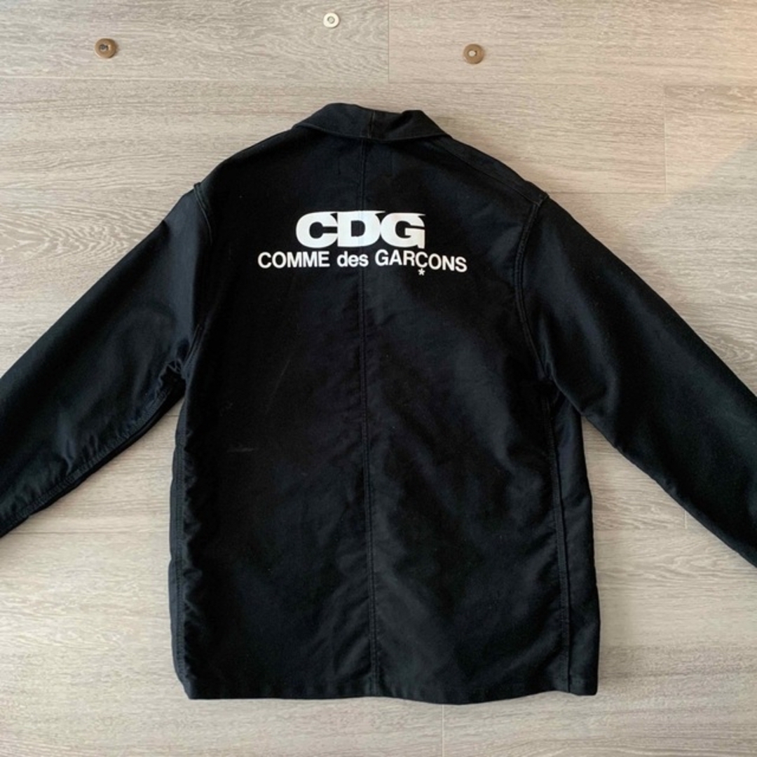 CDG x LE LABOUREUR  ブラックモールスキン　カバーオール　M