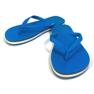 MEN’S LOUIS VUITTON BLUE & RED MOLITOR THONG FLIP FLOPS SIZE 7 1/2 UK