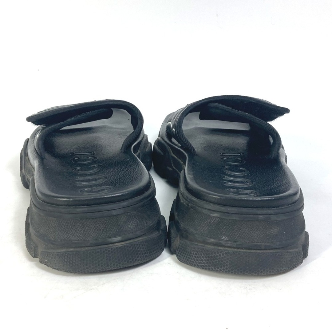 Gucci(グッチ)のグッチ GUCCI ロゴ 574985 シャワーサンダル スライドサンダル サンダル ラバー ブラック メンズの靴/シューズ(サンダル)の商品写真