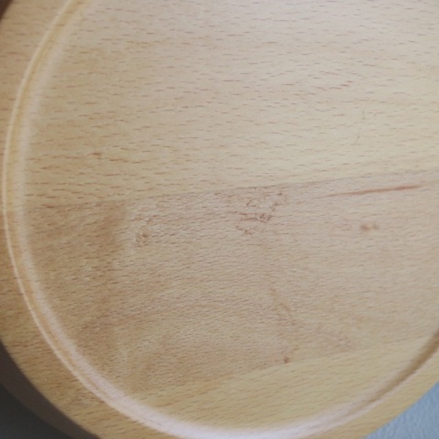 【未使用品】天然木 木製 プレート パン皿 デザート皿 4枚セット 9