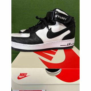 ステューシー(STUSSY)のNIKE STUSSY AIRFORCE1 MID エアフォース1 27cm(スニーカー)