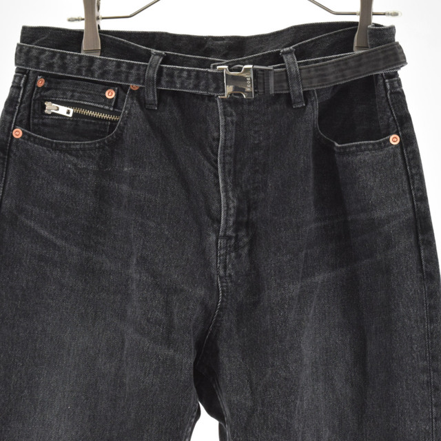 sacai - Sacai サカイ 23SS Boot Cut Denim Pants ベルテッドブーツ