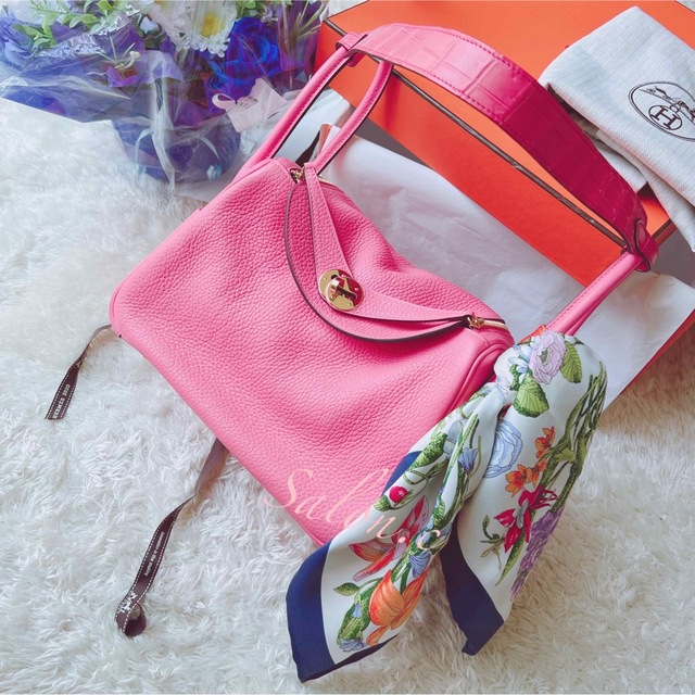 HERMES - 未使用 HERMESエルメス リンディ26 ローズアザレ HERMES - 未使用 HERMESエルメス リンディ26 ローズアザレ