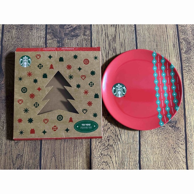 Starbucks(スターバックス)のスターバックス ホリデーデザートプレート2022 インテリア/住まい/日用品のキッチン/食器(食器)の商品写真