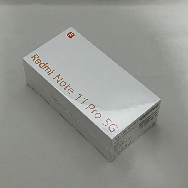 新品未開封 Xiaomi  Redmi Note 11 Pro 5G ホワイト