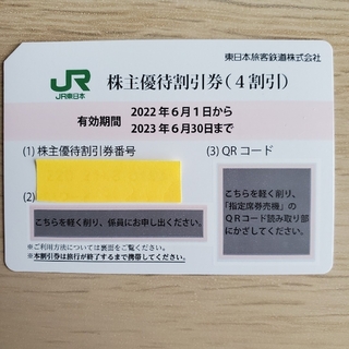 ジェイアール(JR)のJR東日本　株主優待鉄道割引券　1枚(その他)