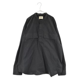 フィアオブゴッド(FEAR OF GOD)のFEAR OF GOD フィアオブゴッド SIXTH COLLECTION Anorak Shirt 6S19-2001-2 シックススコレクション アノラックノーカラーシャツ ブラック(シャツ)