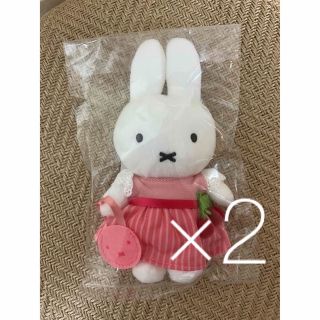 ミッフィー(miffy)のミッフィー雑貨フェスタ チェリーマスコット ×2(ぬいぐるみ)