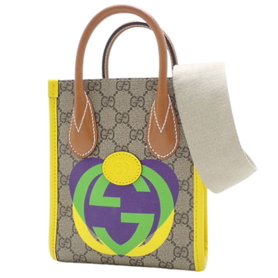 Gucci - GUCCI(グッチ) GGスプリーム ミニ トートバッグ ハンドバッグ