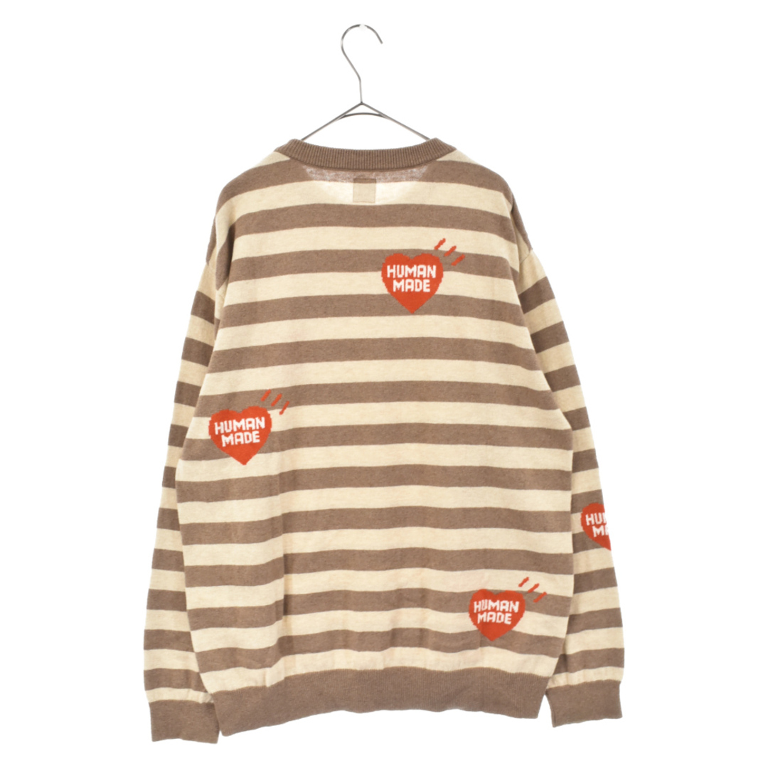 HUMAN MADE - HUMAN MADE ヒューマンメイド 22AW STRIPED L/S KNIT