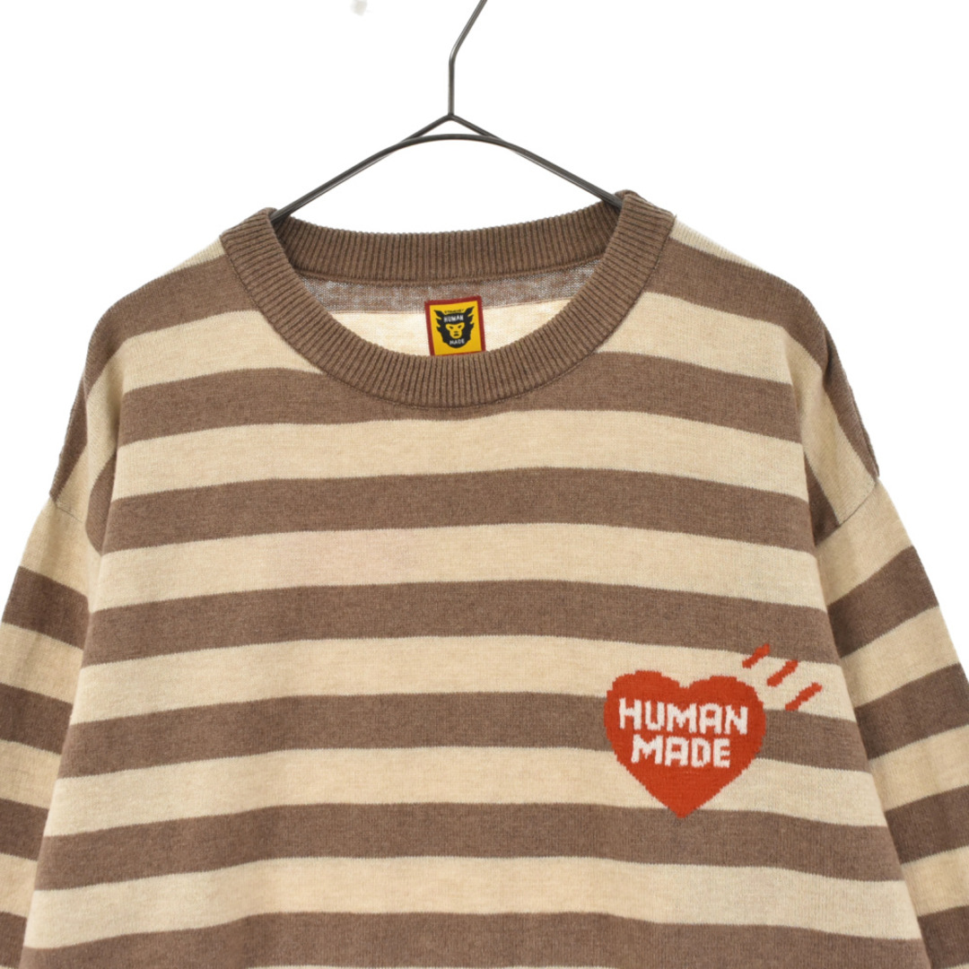 HUMAN MADE - HUMAN MADE ヒューマンメイド 22AW STRIPED L/S KNIT ...