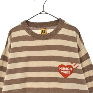 HUMAN MADE - HUMAN MADE ヒューマンメイド 22AW STRIPED L/S KNIT