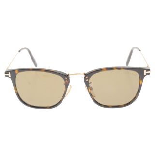 トムフォード(TOM FORD)のTOM FORD トムフォード クリアレンズブラウン調ウェリントンサングラス 眼鏡 メガネ TF672(サングラス/メガネ)