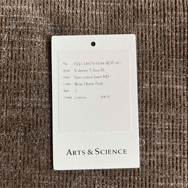 ARTS&SCIENCE(アーツアンドサイエンス)の【美品】ARTS&SCIENCE 半袖ブラウス ローズピンク レディースのトップス(シャツ/ブラウス(半袖/袖なし))の商品写真