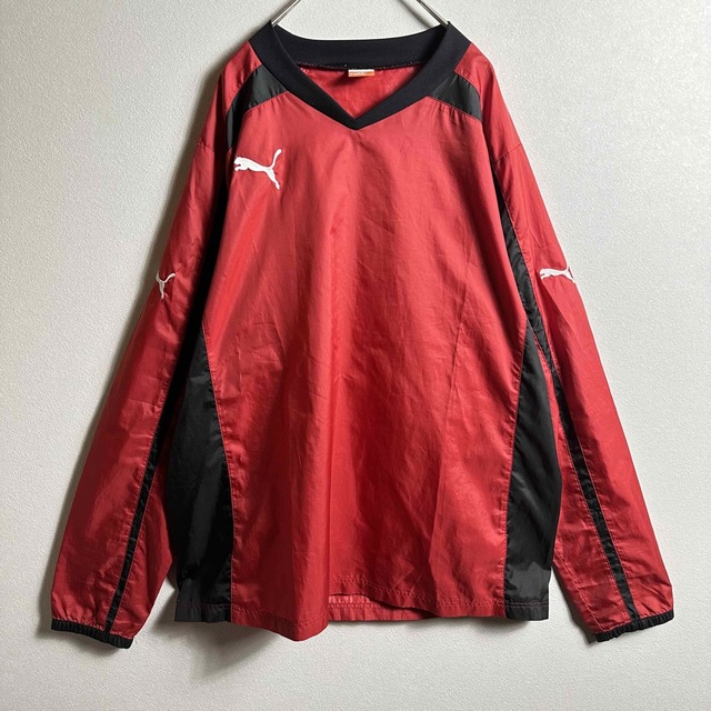 PUMA(プーマ)の◎【3点一万円】プーマ　ピステ上下セットアップ　トラックジャケット　Mサイズ古着 スポーツ/アウトドアのサッカー/フットサル(ウェア)の商品写真