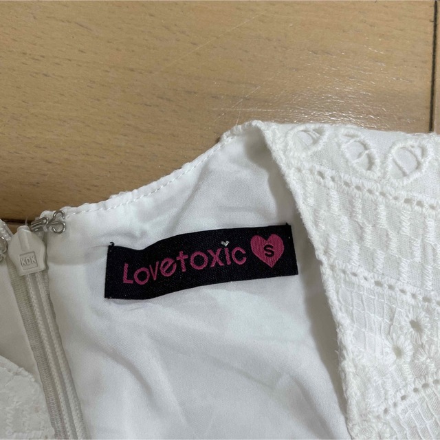 lovetoxic(ラブトキシック)のLovetoxic♡刺繍柄ノースリーブワンピース キッズ/ベビー/マタニティのキッズ服女の子用(90cm~)(ワンピース)の商品写真