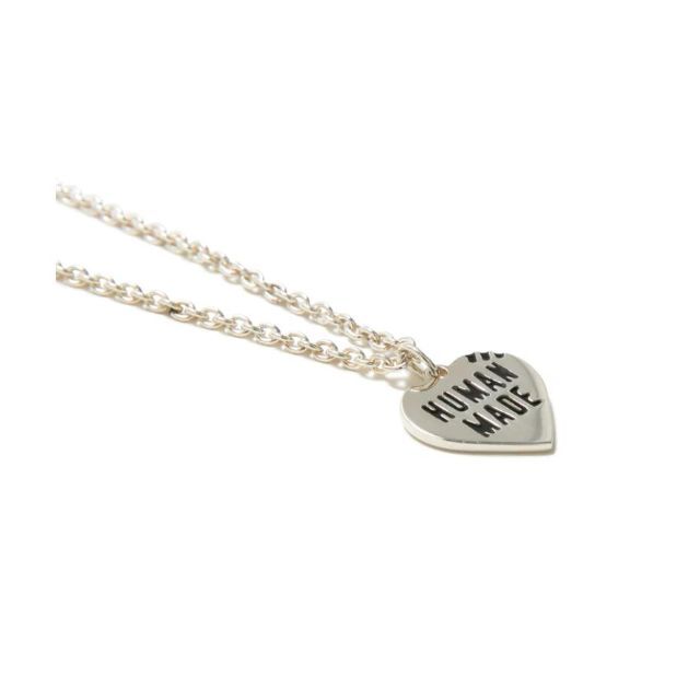 HUMAN MADE(ヒューマンメイド)の新品 HUMANMADE HEART SILVER NECKLACE ネックレス メンズのアクセサリー(ネックレス)の商品写真