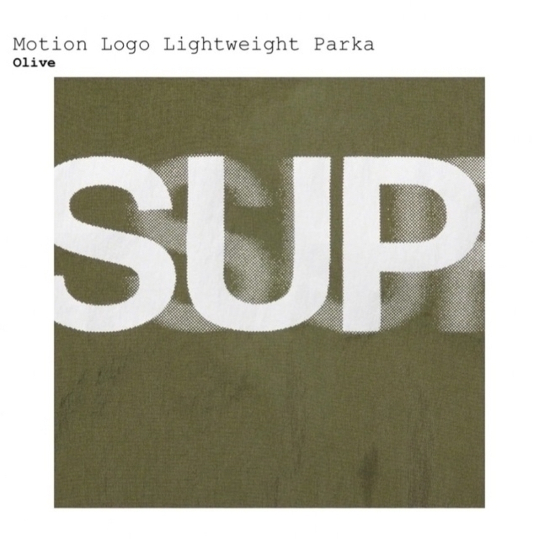 Supreme - Supreme Motion Logo Lightweight Parkaの通販 by クッキー