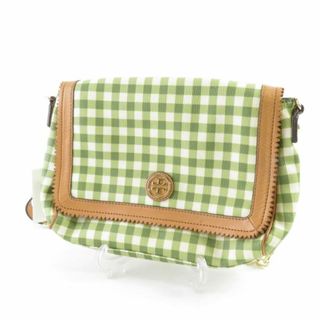 トリーバーチ(Tory Burch)のTORY BURCH トリーバーチ ショルダーバッグ 1点 グリーン チェック チェーン クロスボディ レディース AM4188 (ショルダーバッグ)