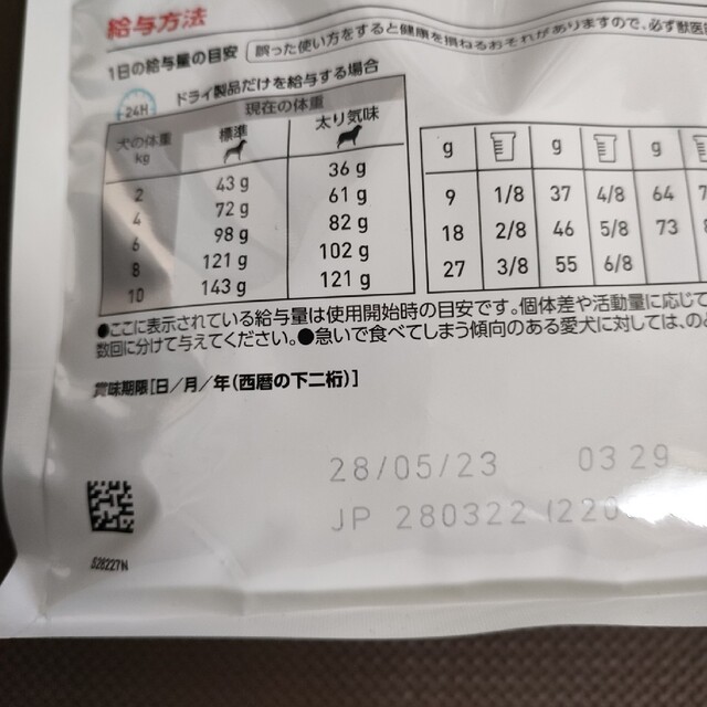 ROYAL CANIN(ロイヤルカナン)の低分子プロテイン　ライト　1kg その他のペット用品(犬)の商品写真