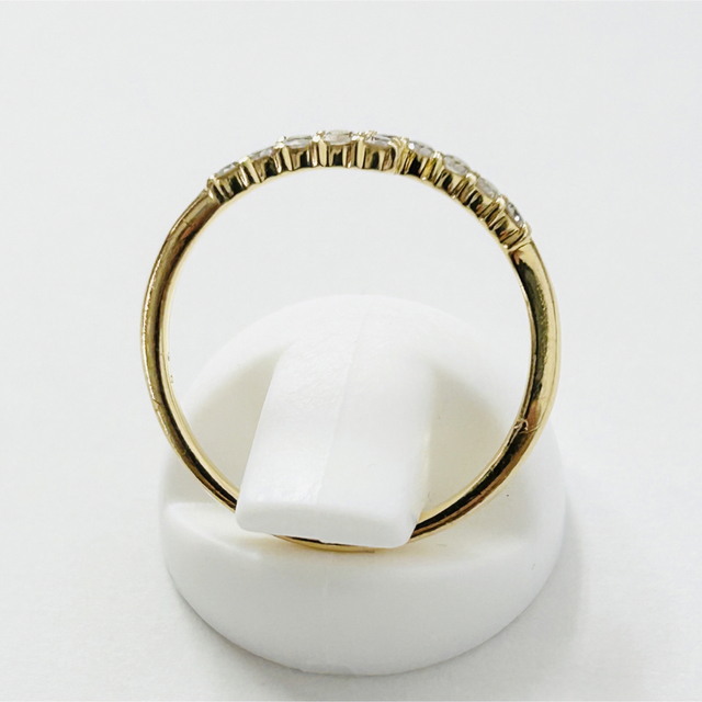 K18 18金 ダイヤ付きリング 指輪 アクセサリー ジュエリー
