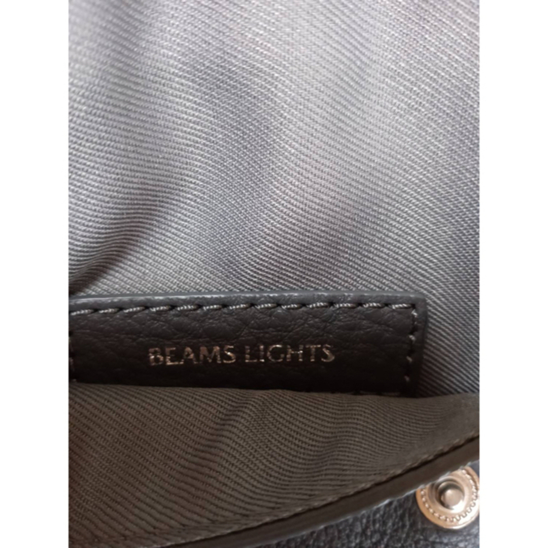 BEAMS LIGHTS(ビームスライツ)のBEAMS LIGHTS  カーフレザー ミニショルダーバッグ  サコッシュ メンズのバッグ(ショルダーバッグ)の商品写真
