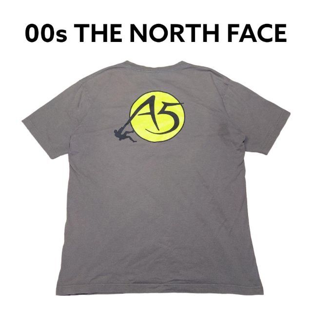 THE NORTH FACE(ザノースフェイス)の00s ノースフェイス　A5ビッグプリント　Tシャツ　ゴールドウイン　古着 メンズのトップス(Tシャツ/カットソー(半袖/袖なし))の商品写真