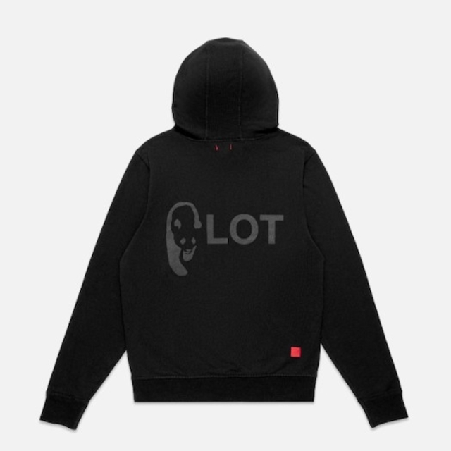 黒L FRAGMENT CLOT Hoodie Panda Black