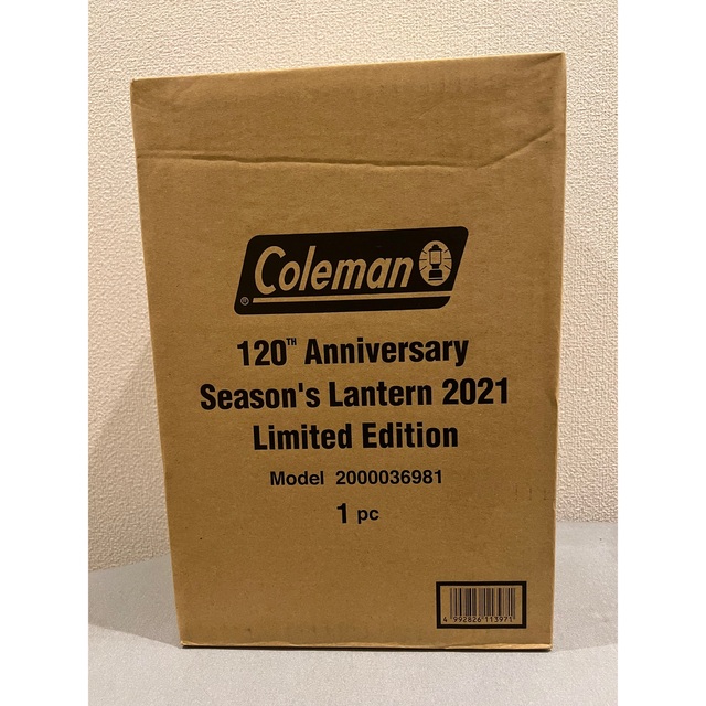 Coleman(コールマン)のコールマン 120th アニバーサリー シーズンズランタン 新品未開封 スポーツ/アウトドアのアウトドア(ライト/ランタン)の商品写真