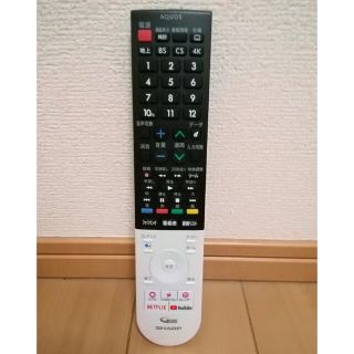 アクオス(AQUOS)の【電池蓋なし】SHARP　シャープ　AQUOS　テレビリモコン　GB306SA(その他)