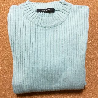 ダブルクローゼット(w closet)のダブルクローゼット◎リブニット(ニット/セーター)