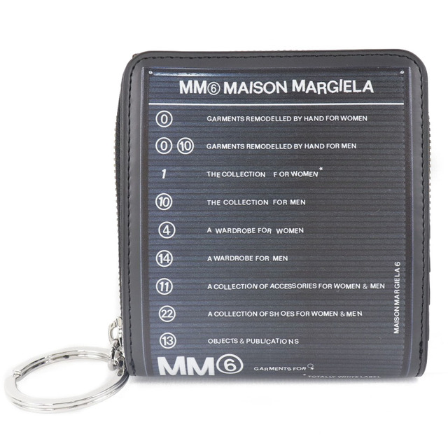 【MAISON MARGIELA】メゾン マルジェラ MM6 エムエムシックス S54UI0066 カーフ グレー ユニセックス 二つ折り財布