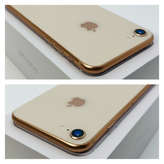 美品　100% iPhone 8 64 GB SIMフリー　Gold 本体