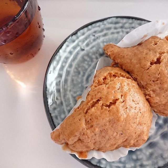 蒸しパンミックス　白・黒　【２袋】 食品/飲料/酒の食品(菓子/デザート)の商品写真