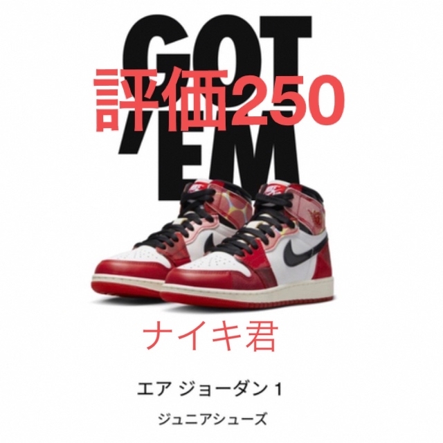 Nike Air Jordan 1  SpiderMan 25cm靴/シューズ