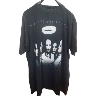 90s Marilyn manson マリリンマンソン バンド Tシャツ XL(Tシャツ/カットソー(半袖/袖なし))
