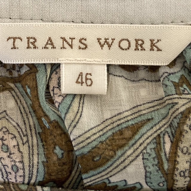 TRANS WORK(トランスワーク)の大きいサイズ【46】トランスワーク・シフォンブラウス レディースのトップス(シャツ/ブラウス(半袖/袖なし))の商品写真