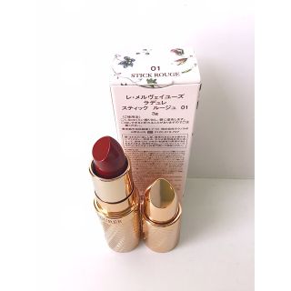 レメルヴェイユーズラデュレ(Les Merveilleuses LADUREE)の新品未使用レ・メルヴェイユーズラデュレ　スティックルージュ01(ヴルール) (ラ(口紅)