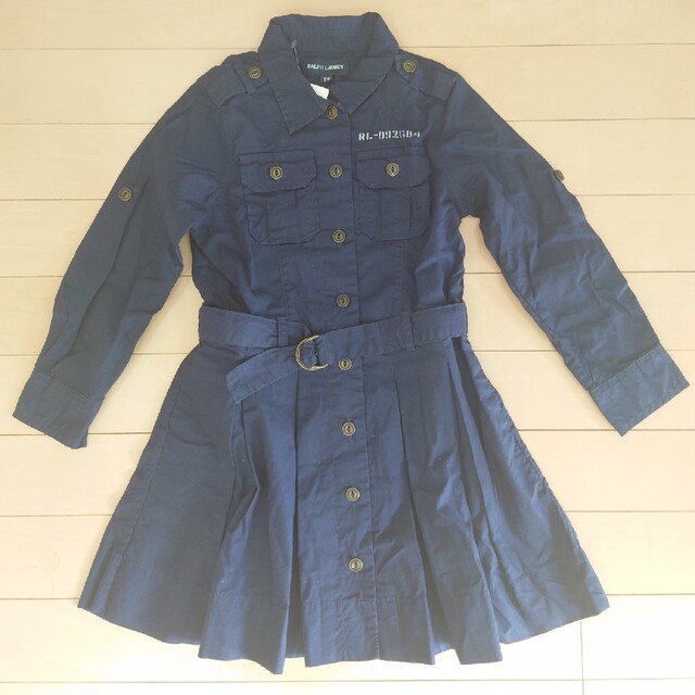 Ralph Lauren(ラルフローレン)のポロ ラルフローレン ワンピース(110) 子ども服 ネイビー キッズ/ベビー/マタニティのキッズ服女の子用(90cm~)(ワンピース)の商品写真