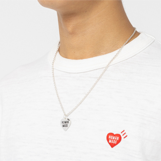 HUMAN MADE FIVE HEART NECKLACE Silver