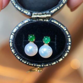 高級】淡水真珠 ピアス6.5-7mm k18の通販 by 天然ダイヤモンド&パール