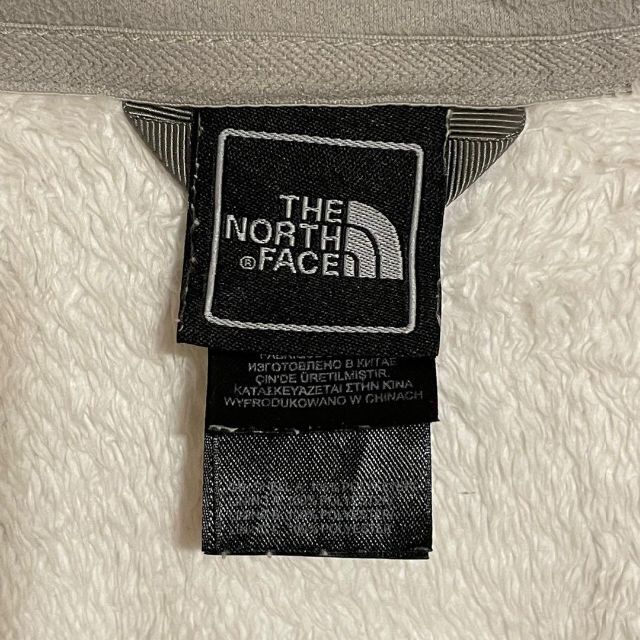 レア◎THE NORTH FACE◎フリース◎白×ピンク◎ロゴ刺繍◎可愛い◎着回 8