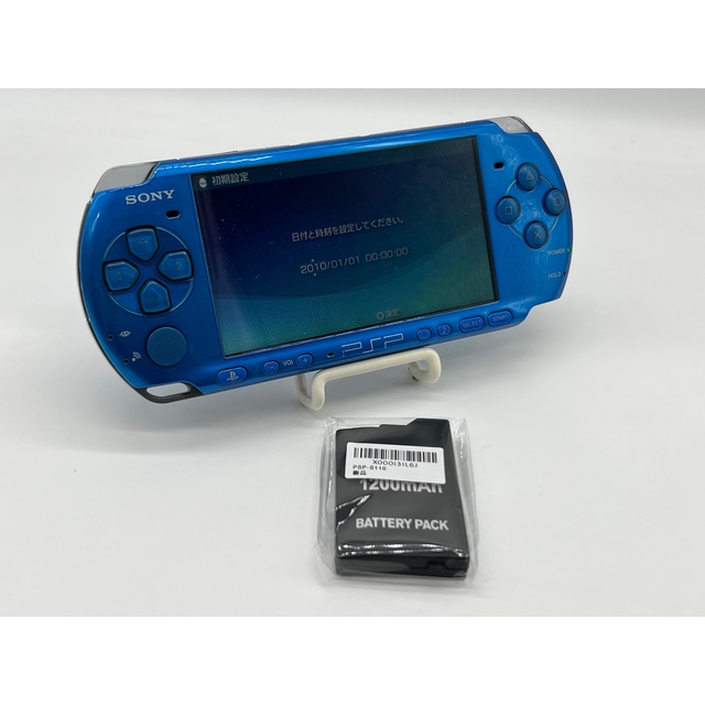 【動作品】PSP-3000 SONY ブルー VB 本体 ポータブル 動作品