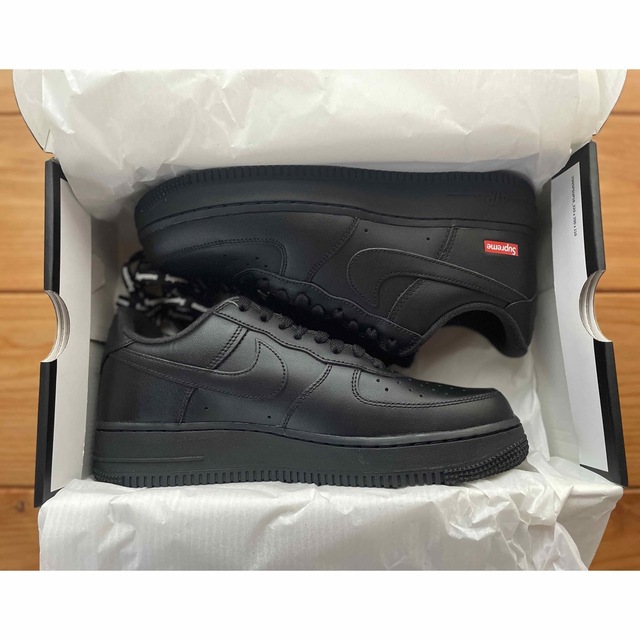 26 SUPREME NIKE AIR FORCE 1 BLACK シュプリーム