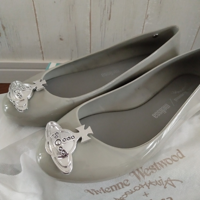 Vivienne Westwood(ヴィヴィアンウエストウッド)のヴィヴィアンウエスト☆ベージュ☆メリッサ☆パンプス☆レインシューズ レディースの靴/シューズ(ハイヒール/パンプス)の商品写真