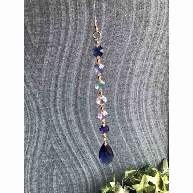 SWAROVSKI - スワロフスキー ダークサファイア しずくのサン